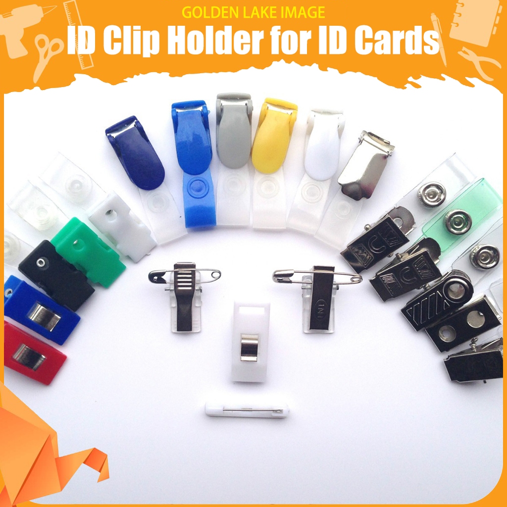 🇲🇾 ID Clip Holder for ID Cards | Plastic / Metal Card Accessories ...