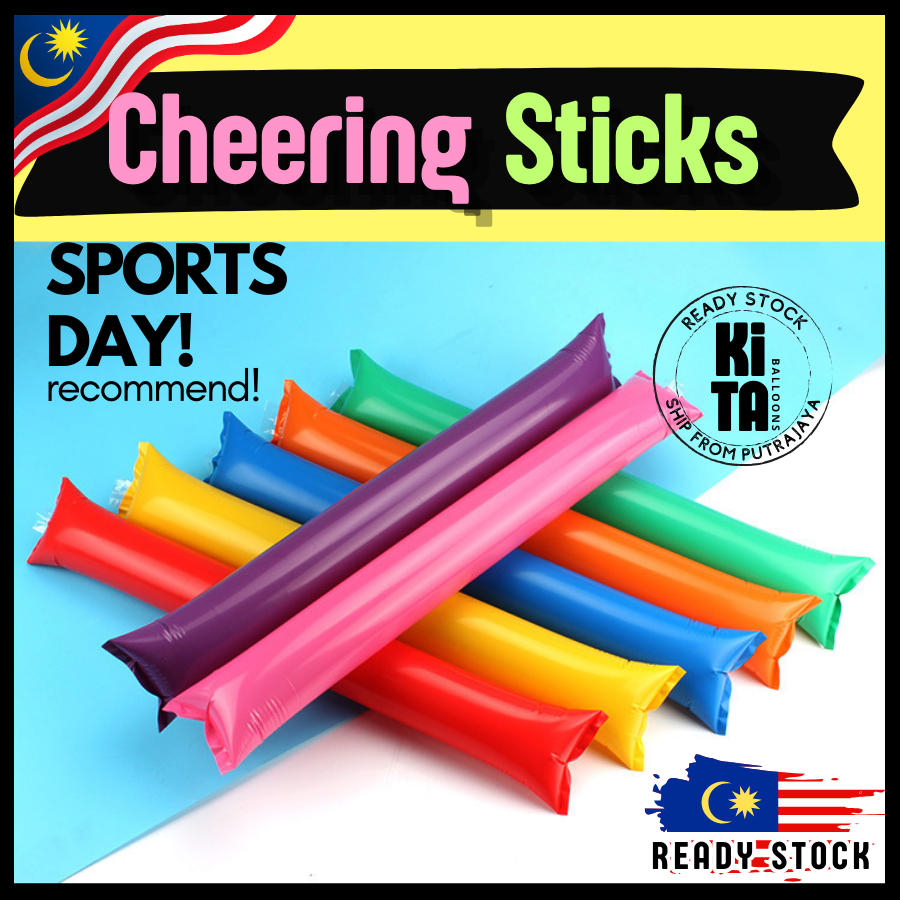 Cheers Sticks Bar Inflateable Pom Pom Batang Sorak Rumah Sukan Tema ...