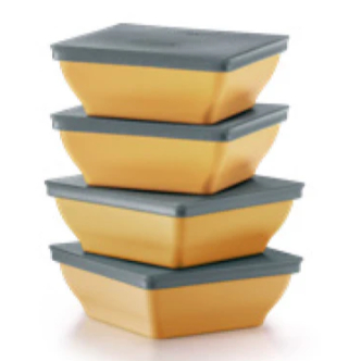 🔥READY STOCK🔥 Tupperware Zen Square 200ml (4PCS) | Shopee Malaysia