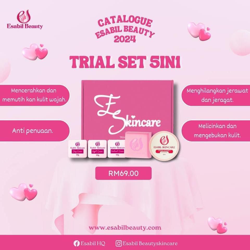 ESABIL SKINCARE 5IN1 TRIAL | Shopee Malaysia