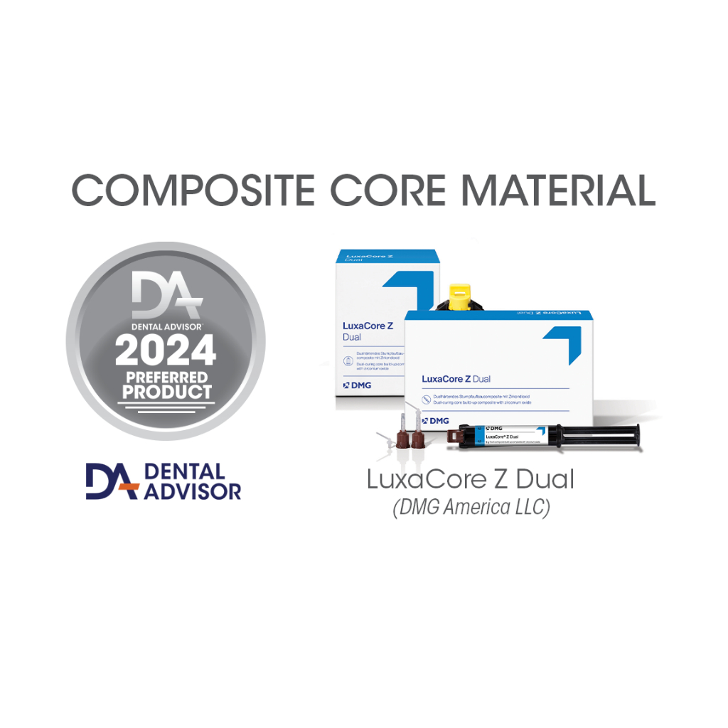 DMG LuxaCore Z, Core Build Up, Shade Light Opaque (9g x 2 Syringes + 10 ...