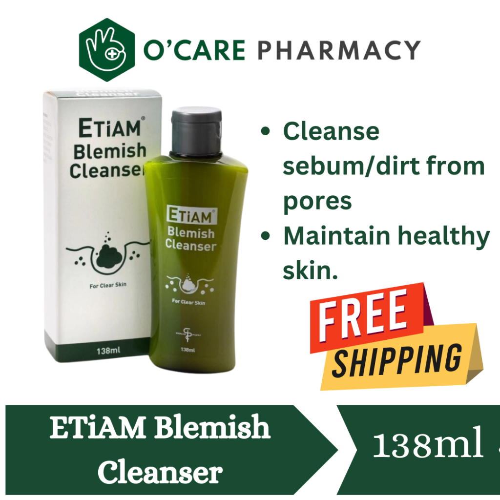 ETiAM Blemish Cleanser 138ml Cleanses Dirt & Pollutants For All Skin ...