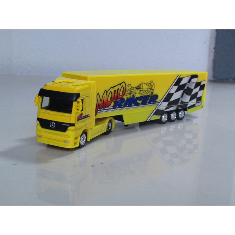 Welly 1-87 Mercedes Benz Actros Trucks Container Yellow Trucks Diecast ...