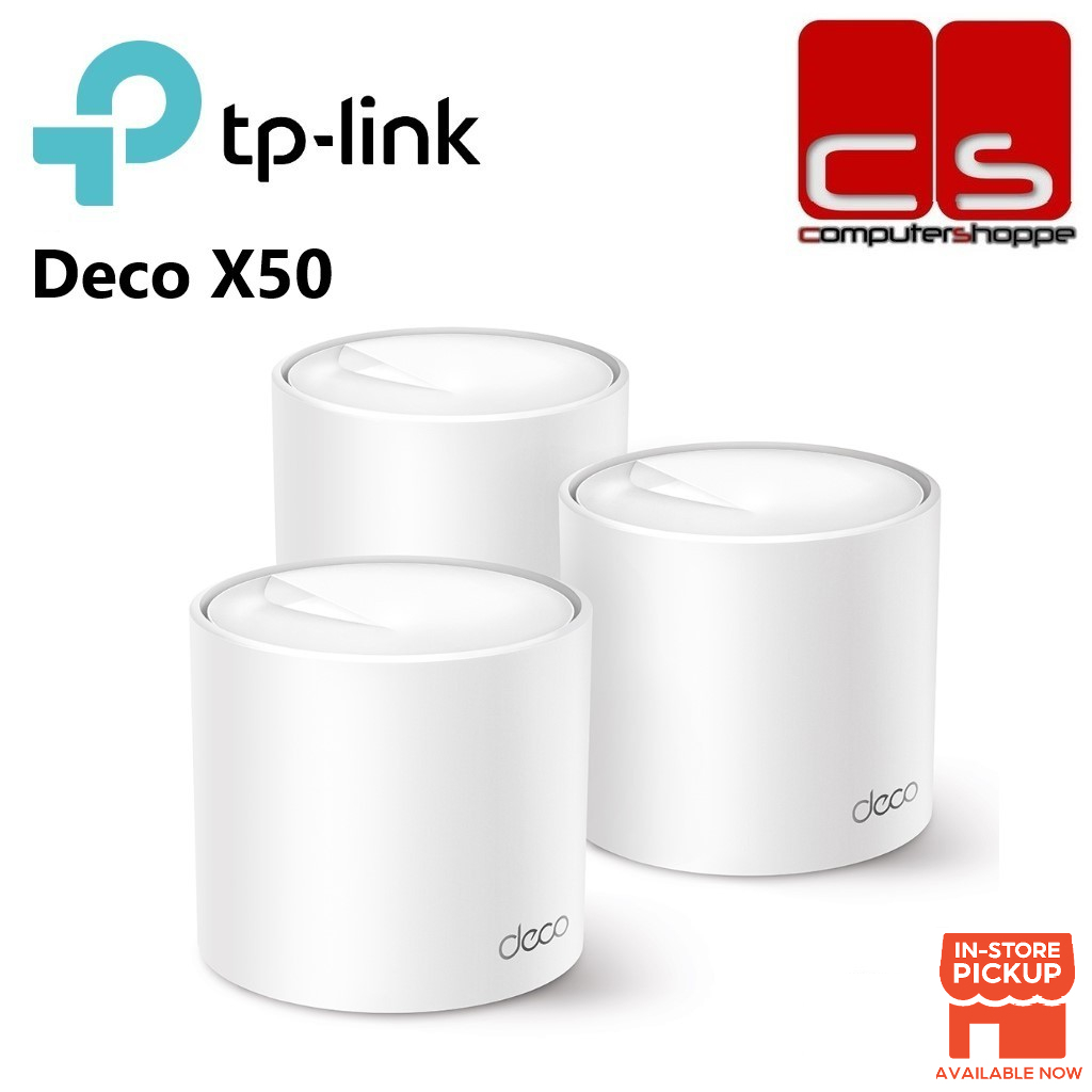 TP-Link Deco X50 AX3000 Whole Home Mesh WiFi 6 System - 1Pack/2Pack ...