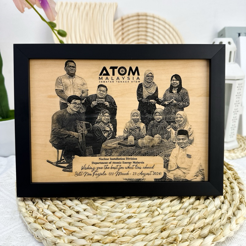 Wood Engrave : Photo / Ukiran kayu Foto Frame | Shopee Malaysia