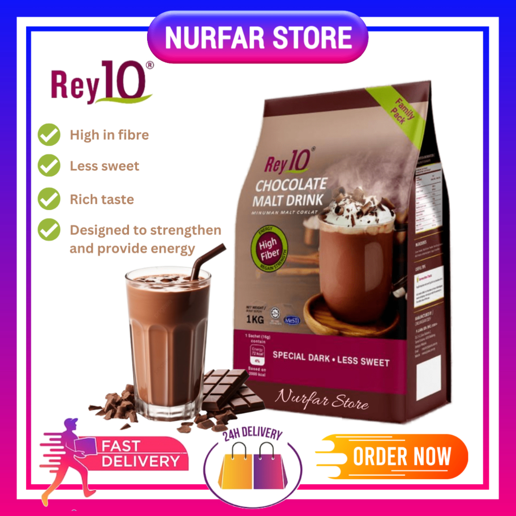 Rey10 Chocolate Malt Drink 1 kg Anglomac Rebranded/ Minuman Coklat ...
