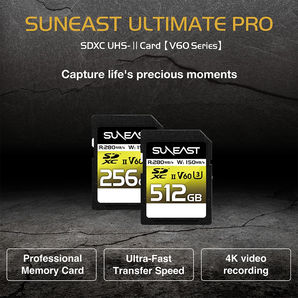 SUNEAST かため SDXCカード UHS-II V60 256GB SUNEAST かため SDXCカード UHS-II V60 256GB
