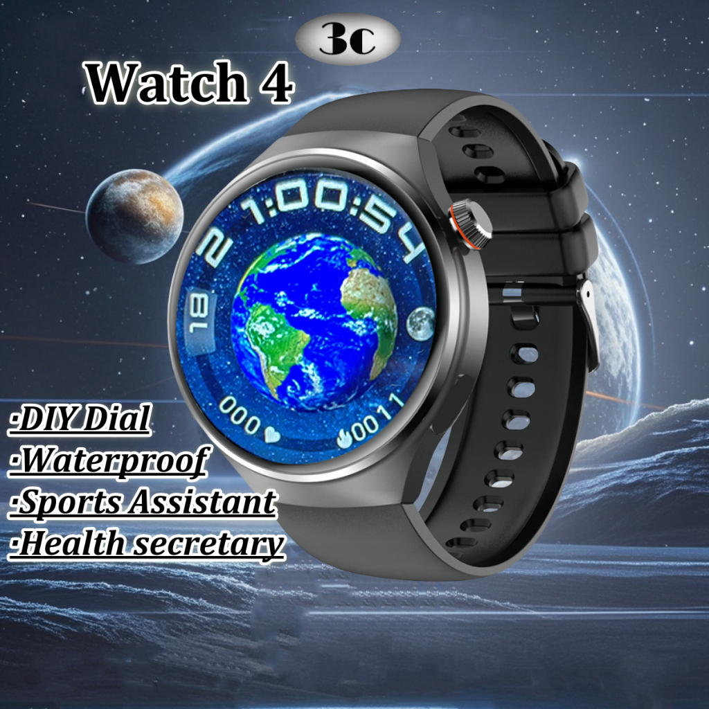 Watch4 Smart Watch Original Fitness Tracker Full Touch Screen Sport Running Watch Bluetooth For Android IOS Shopee Malaysia