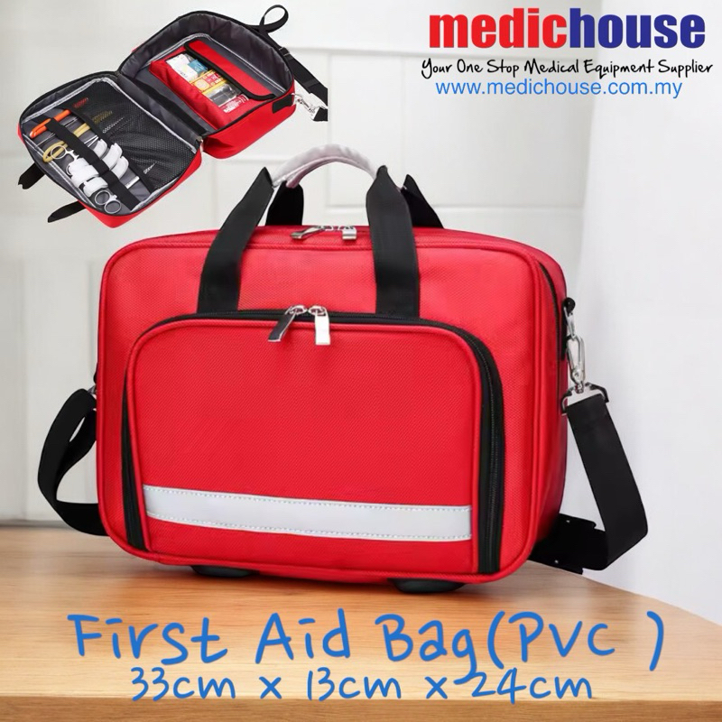 FIRST AID Bag/ Multipurpose Travel Bag Nylon 33 cm(L)x11cm(W)x24cm(H ...