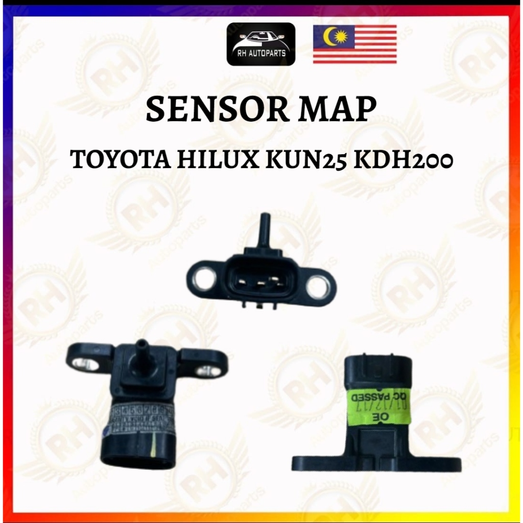 Toyota Hilux KUN25 KDH200 Map Sensor Mass Air Flow Sensor 89421-71020 ...