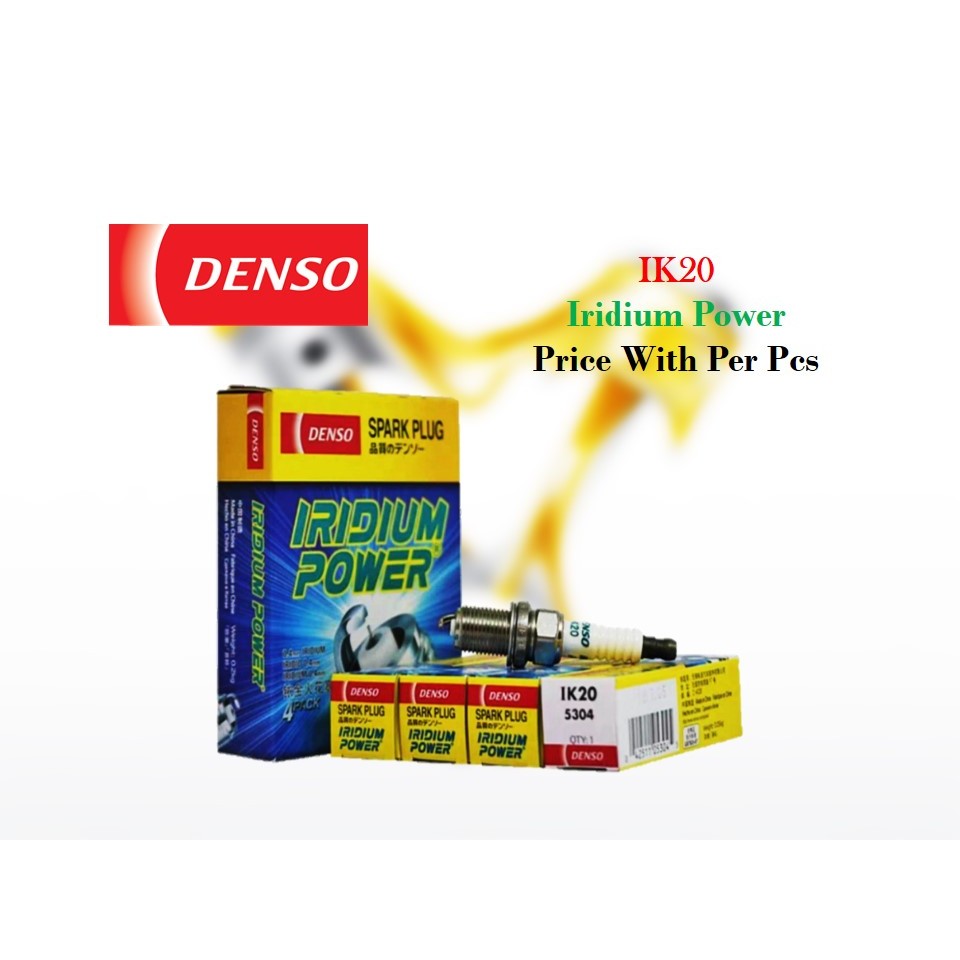 IK20 DENSO Iridium Power Spark Plug - Myvi 1.3 Wira Satria Waja 1.6L ...