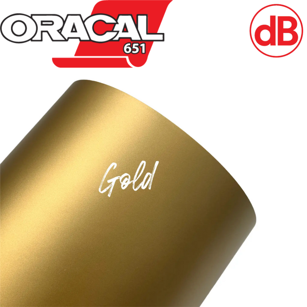 (READY STOCK) Oracal 651-91M Gold Sticker (Matt) - 1.26m x 50m | Shopee ...
