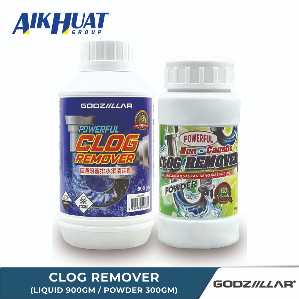 Super Strong Clog Remover (Liquid/ Powder) Dissolver Sink Drain Toilet ...