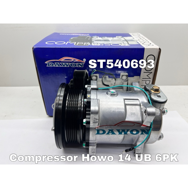 Compressor Howo 14 UB 6PK ️ [TRUCK AIRCOND] | Shopee Malaysia