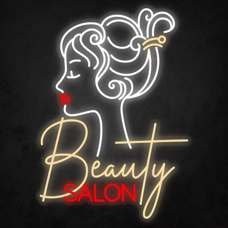 Beauty Salon Makeup Wall Decoration Led Neon Sign Beauty Salon Led Neon ...