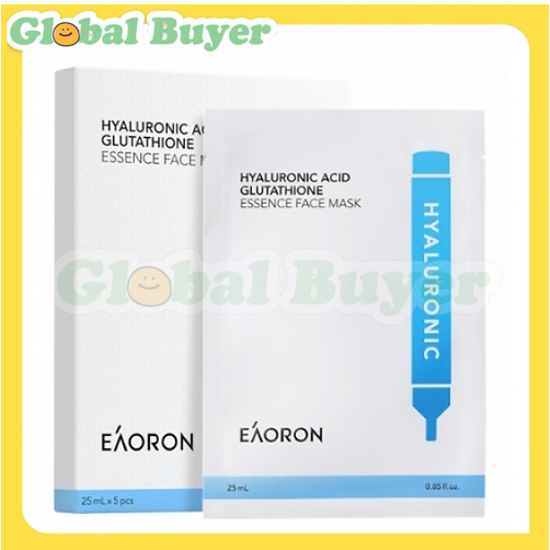 hyaluronic acid glutathione essence face mask EAORON Hyaluronic Acid Glutathione Essence Face Mask (5pcs/Box) main image 1