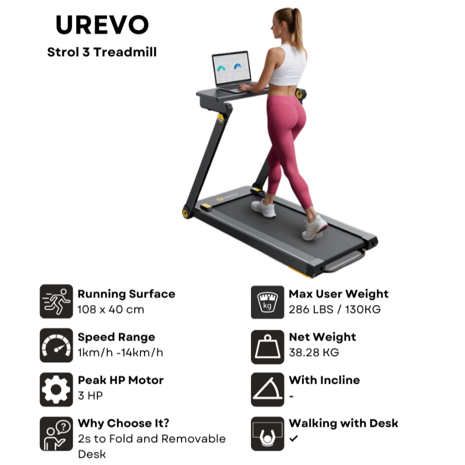 Urevo u1 fitness walking machine hotsell