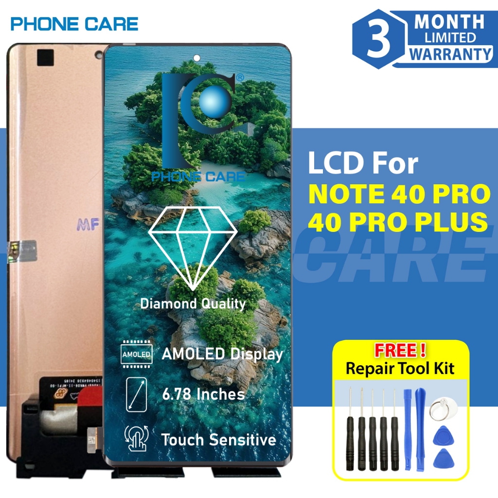 Lcd For Infinix Note 40 Pro 4G 5G/40 Pro Plus/Note 40S 50S/Hot 50 Pro ...
