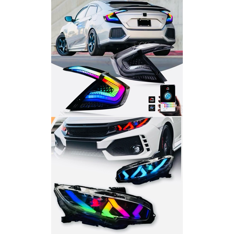 Pack LED HONDA CIVIC X Compacte (FC_, FK_) 1.6 i-DTEC (FK9) (2018 à 2022) – Pack Complet main image 1