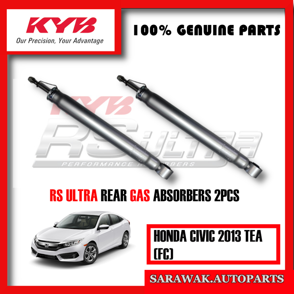 KYB RS Ultra Honda Civic TEA (FC) 2016 Rear Gas Absorber 2 pcs | Shopee ...
