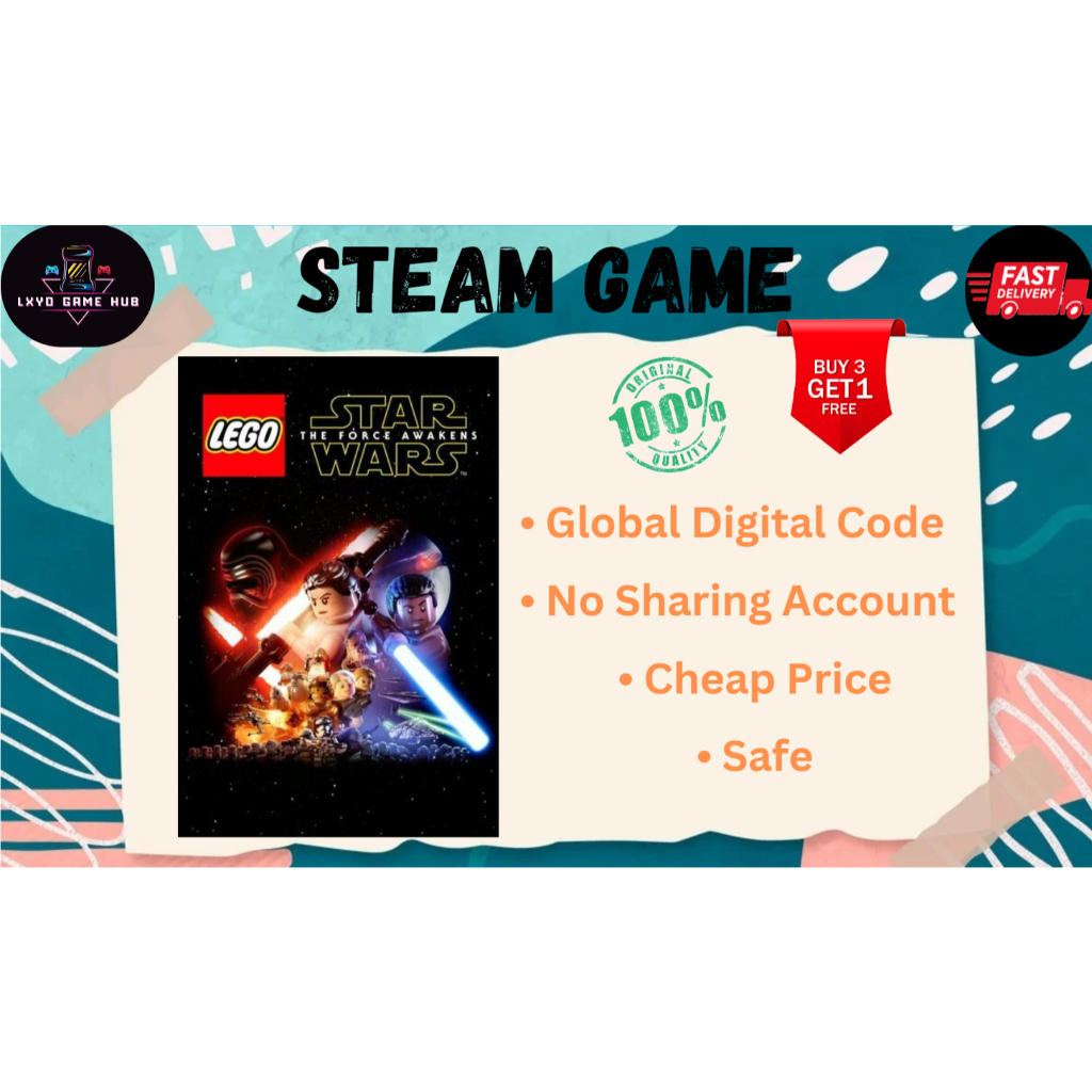 LEGO Star Wars The Force Awakens GLOBAL Steam Key Code