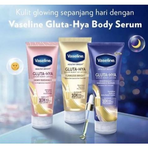 VASELINE Gluta-Hya Serum Dewy/Flawless/Overnight/ Burst Lotion