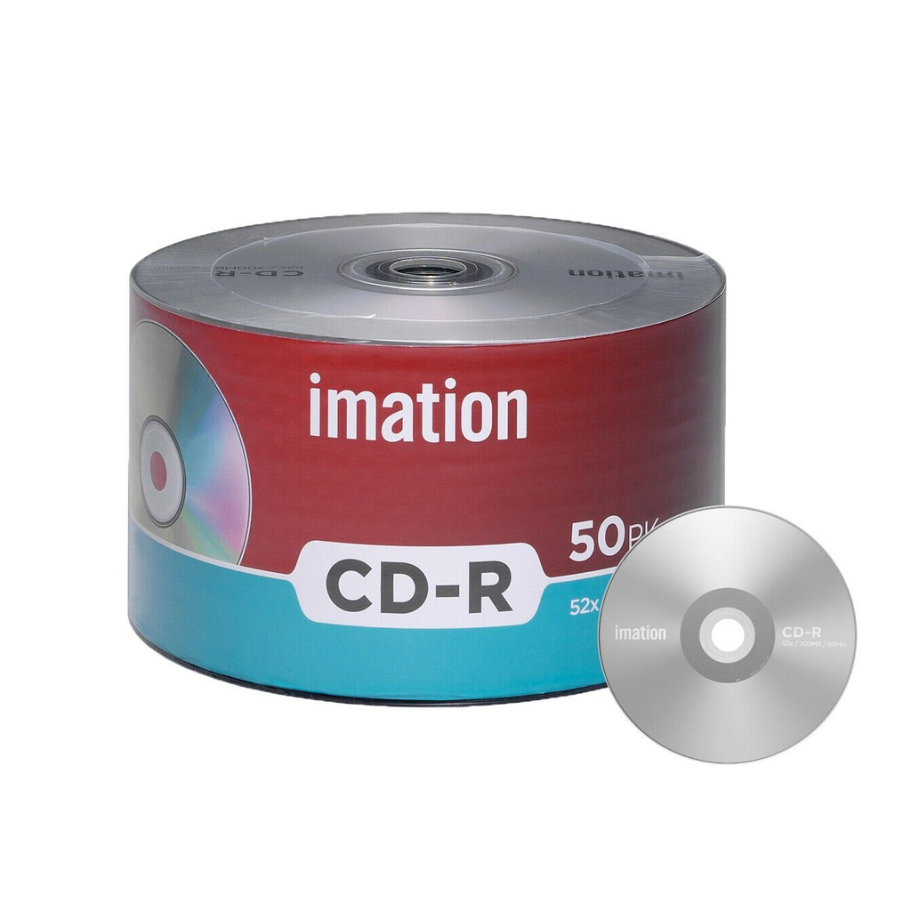 IMATION BLANK CD CD-R / CDR DISC (10, 50 PCS) 700MB 80MIN 52X | Shopee ...