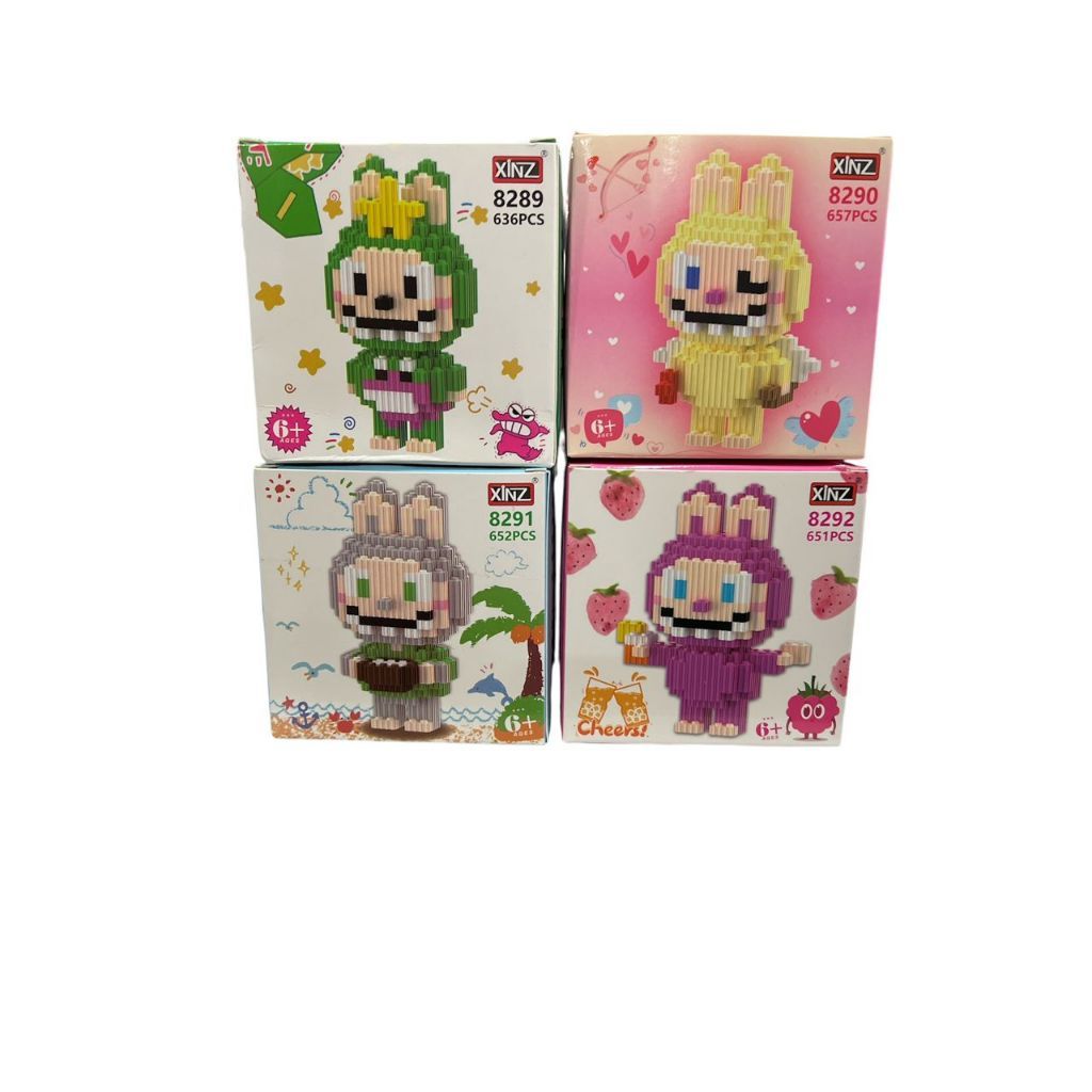 Xinz Blocks Labubu Design Block Labubu NANO BLOCKS BRICKS Toys PUZZLE ...