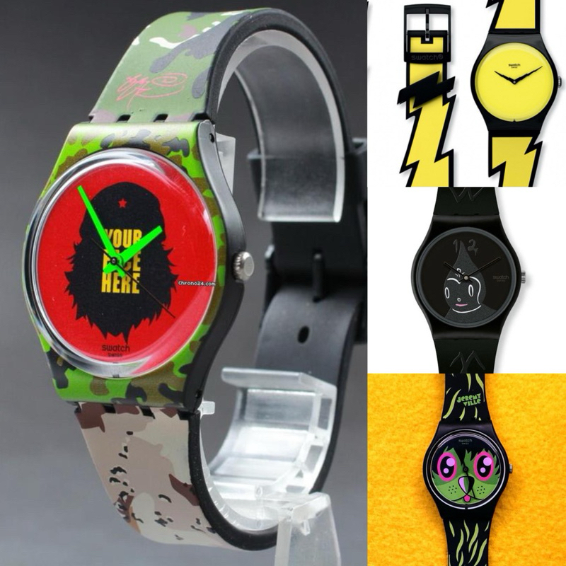 LIMITED STOCK Swatch Kidrobot Limited Special Edition Women Kid Men Children Watch Digital Kids Jam Budak Kanak Shopee Malaysia