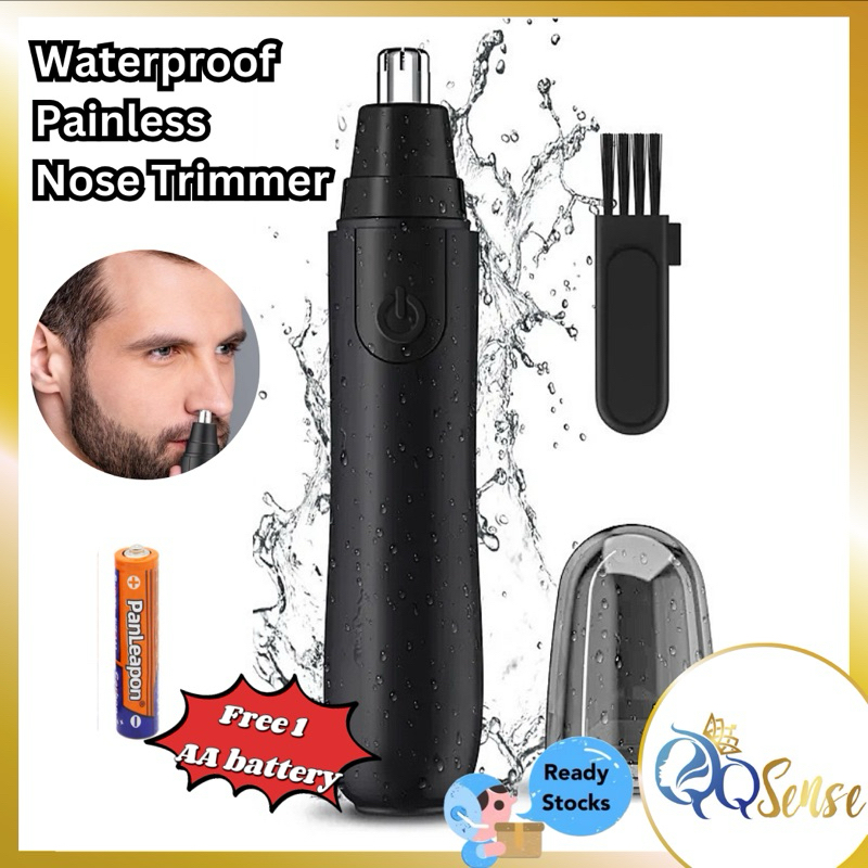Electric Nose Hair trimmers 鼻毛修剪器 Portable Shaver 360° Waterproof Nose ...