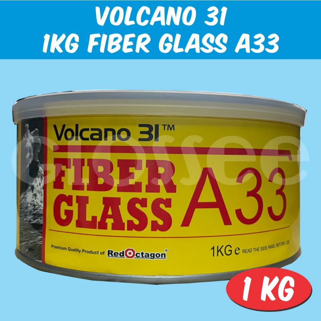1kg Volcano31 Fiber Glass A33 Putty Fibre Glass Compound Body Filler ...