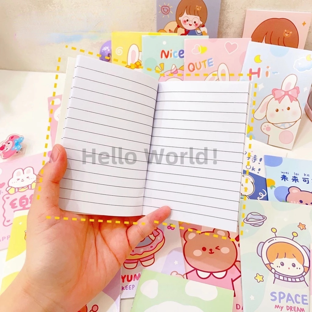 Cute Mini Notebook Pocket Notepad Stationery Portable Journal Diary ...