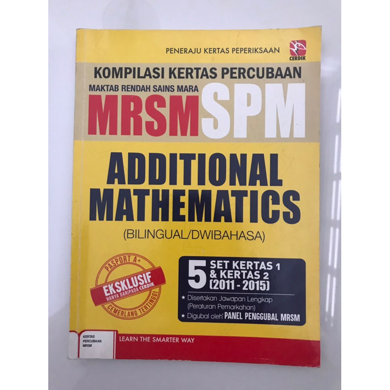 SPM EXERCISE BOOK MATH & ADDMATH & CHEMISTRY | Shopee Malaysia