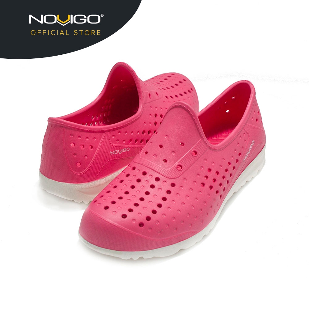Novigo® Avila Dual Density Ladies EVA Sandal (Coral Pink/Cotton White ...