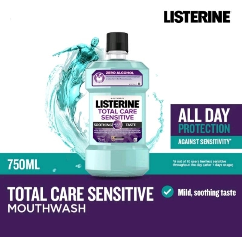 LISTERINE Total Care Sensitive Mouthwash 750ml Shopee Malaysia