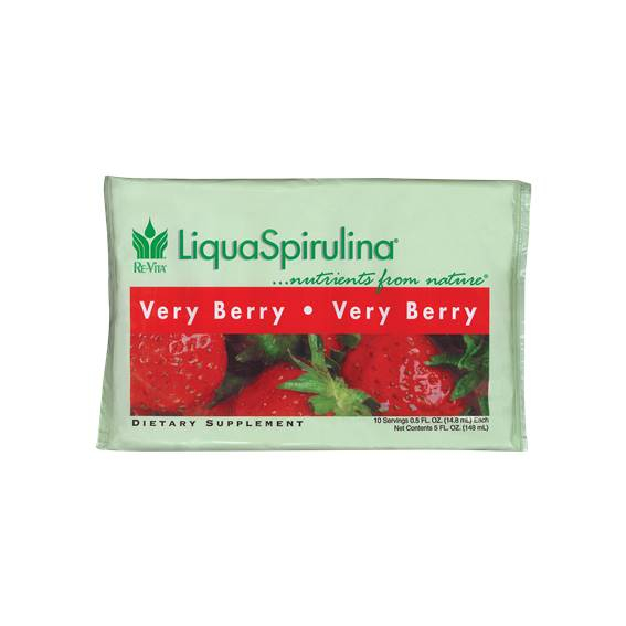 Liqua Spirulina Berry Revita USA (10 sachets / 1pack) | Shopee Malaysia