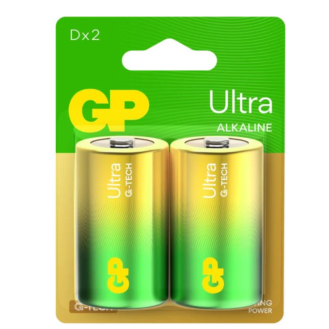 GP ULTRA 2pc D SIZE ALKALINE 13AUP(New Packing) | Shopee Malaysia