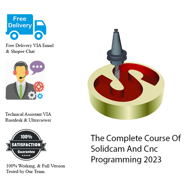 The Complete Course Of Solidcam And Cnc Programming 2023 Video Learning ...