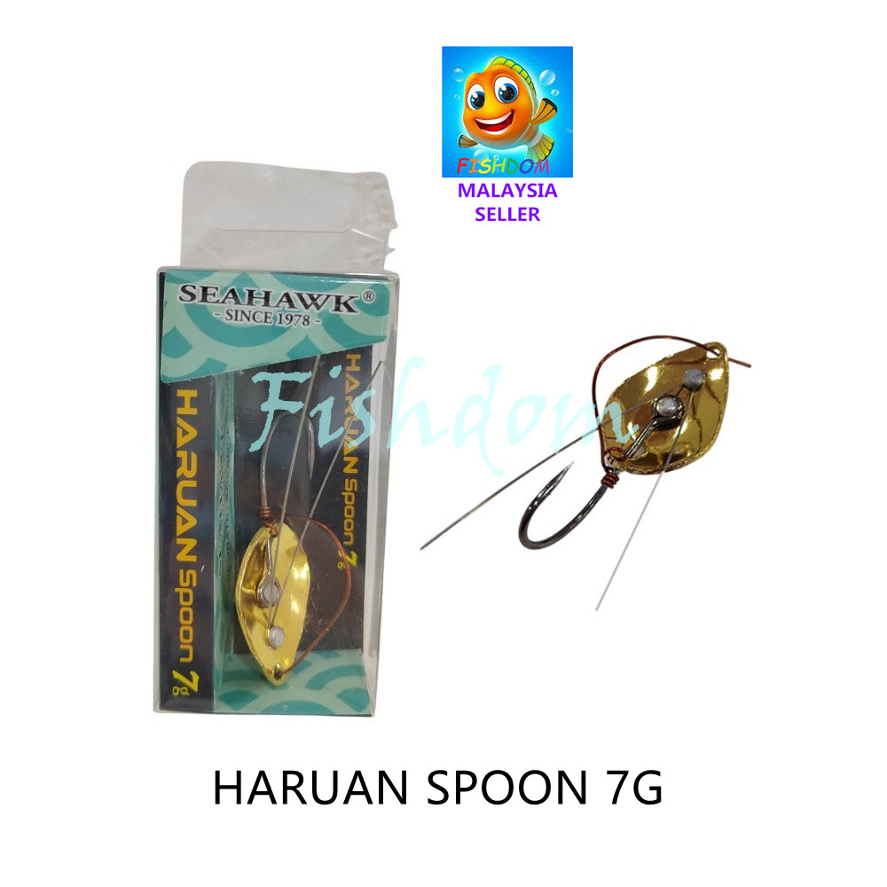 FISHDOM SEAHAWK HARUAN SPOON 7G SNAKEHEAD SPOON KILLER FISHING LURE