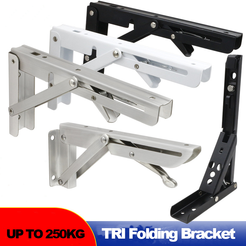Folding Shelf Brackets Heavy Duty Metal Collapsible Shelf Bracket Bench