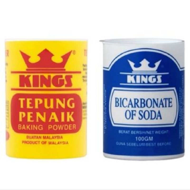 King Baking Powder Bicarbonate of Soda Kings Tepung Penaik 100g Shopee Malaysia