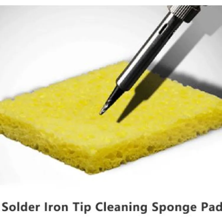 Cleaning Sponge for Soldering Iron Tips Remove Slag Flux Tin Shopee