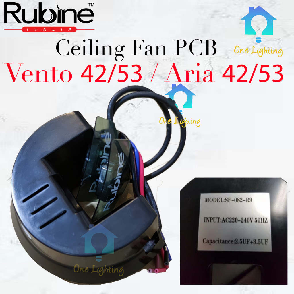Rubine Vento Aria Receiver Ceiling Fan / Vento remote control / RCF
