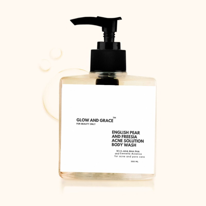 Glow and Grace English Pear & Freesia Body Wash Perfume Shower Gel