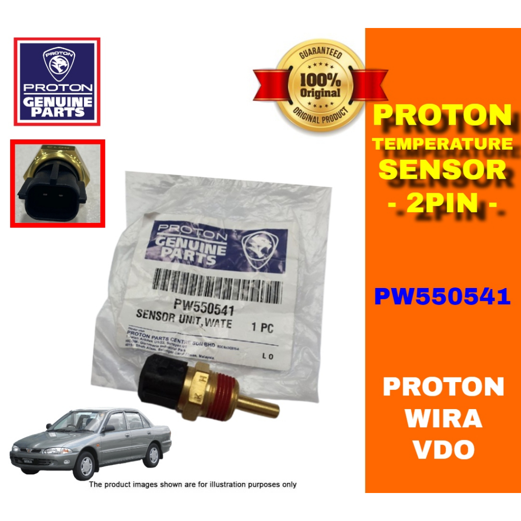 (100 GENUINE) ORIGINAL PROTON WIRA VDO TEMPERATURE SENSOR 2PIN