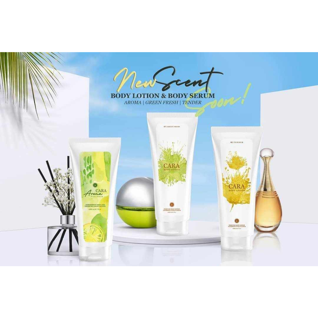 Cara Body Lotion 200 ml ( TENDER / GREEN FRESH ) | Shopee Malaysia