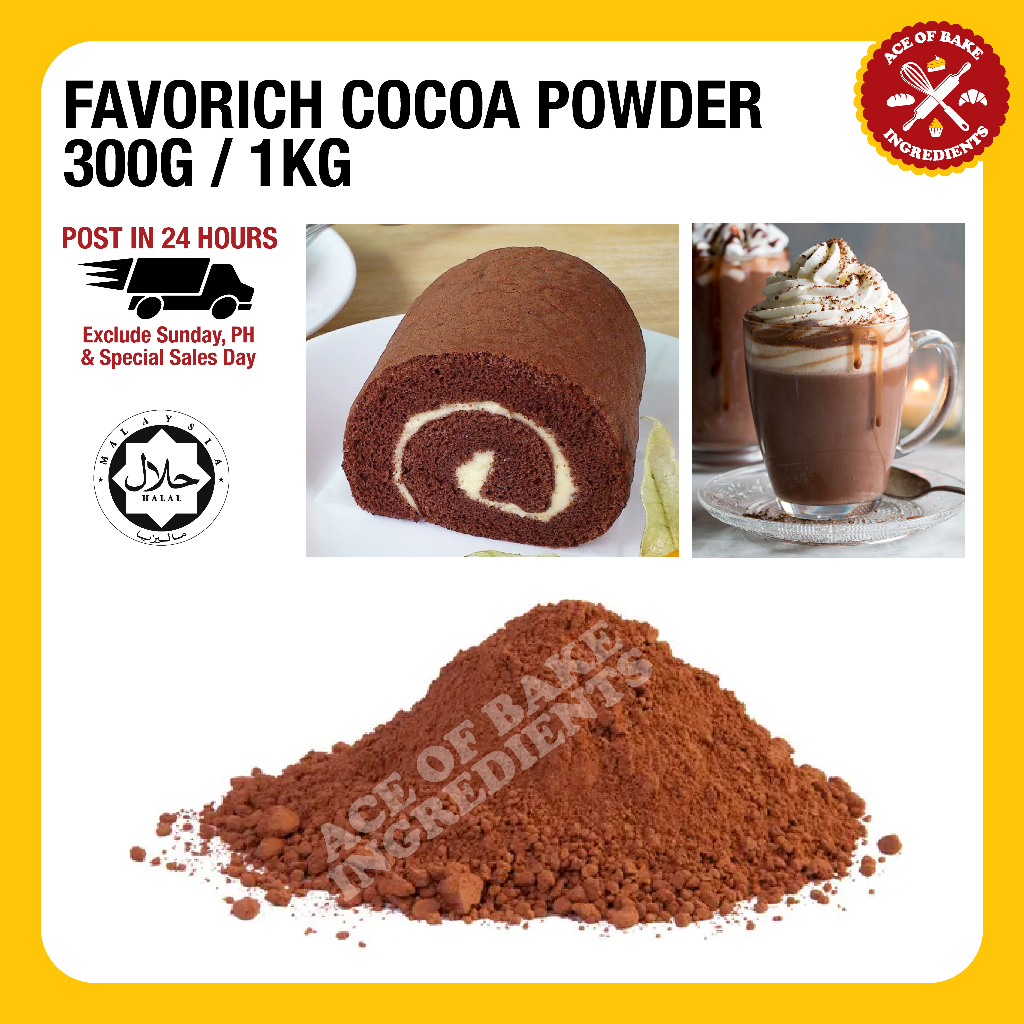 Favorich Cocoa Powder 300g / 1kg | Shopee Malaysia