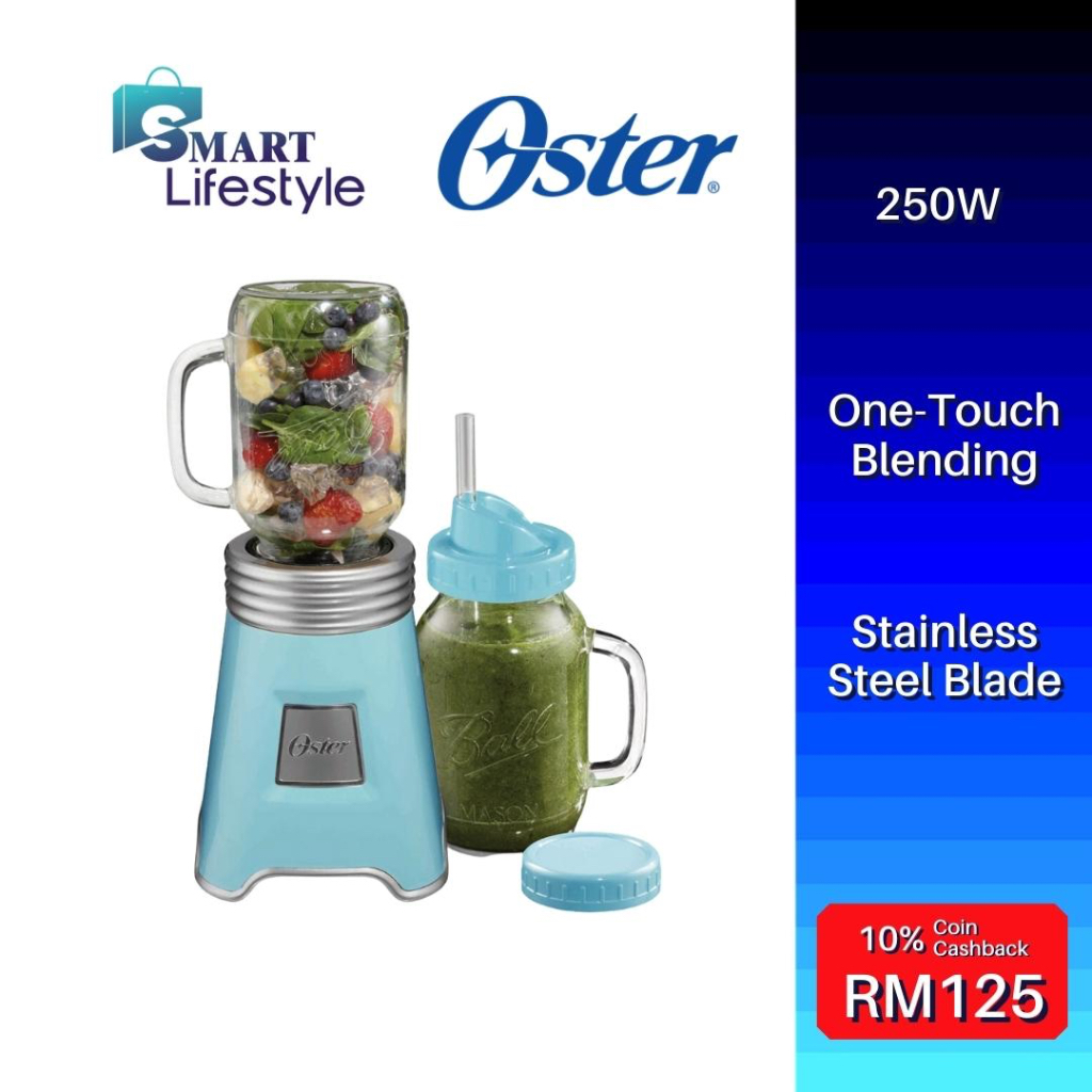 OSTER Mason Jar Blender BLSTMM Shopee Malaysia