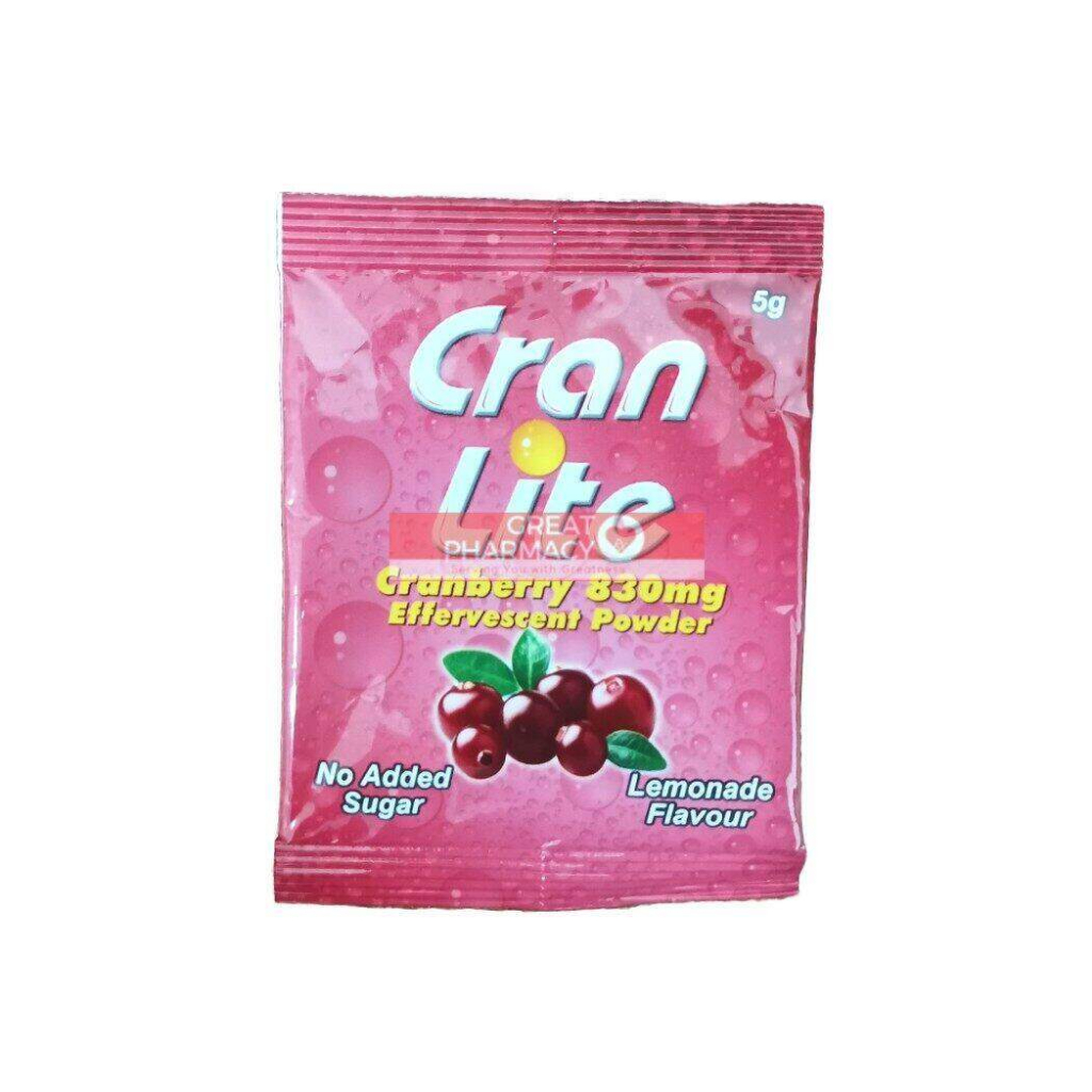 CRANBERRY KRANBERI POWDER 830MG CRAN LITE 5G/SACHET (sesuai utk UTI