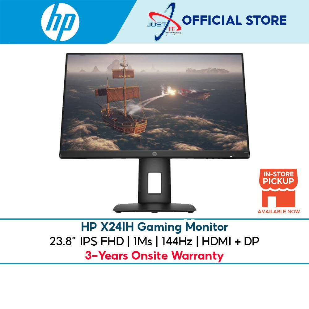 HP X24IH 24" 144Hz IPS FHD AMD FREESYNC GAMING MONITOR Shopee Malaysia